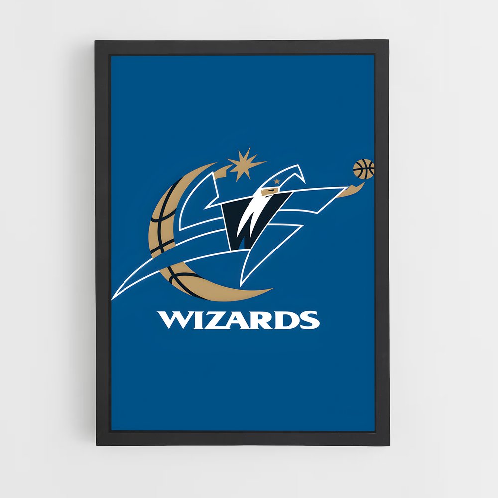 Poster Washington wizards sporty – affiche Basketball (vue 2)